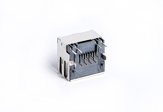 Tab UP RJ45 PCB Connector / RJ45 Modular Jack EMI-Finger TM5JE811T2216
