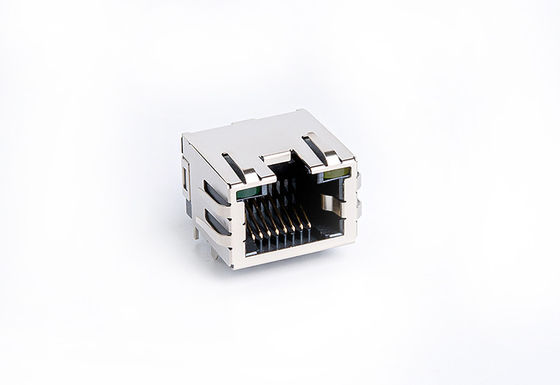Tab UP RJ45 PCB Connector / RJ45 Modular Jack EMI-Finger TM5JE811T2216